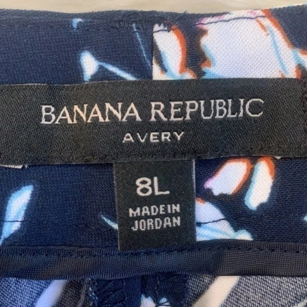 NWOT Banana Republic ‘Avery’ floral ankle pants 8L - Picture 3 of 9